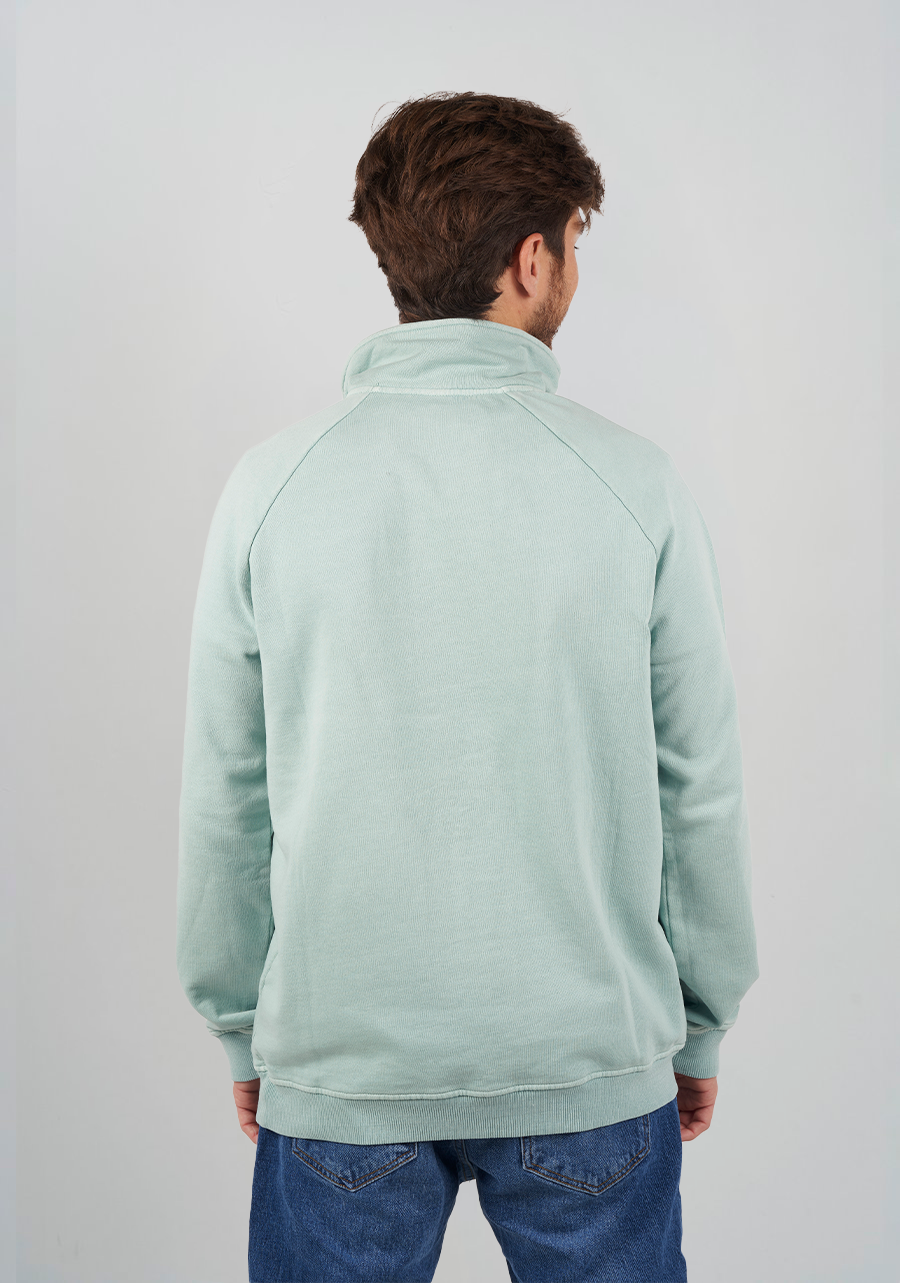 Half Zip Hooked Verde